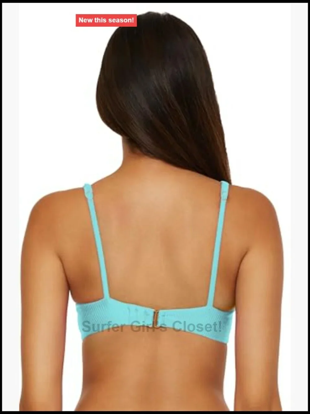 Underwire Bikini Top with Adjustable Straps, Nylon Spandex